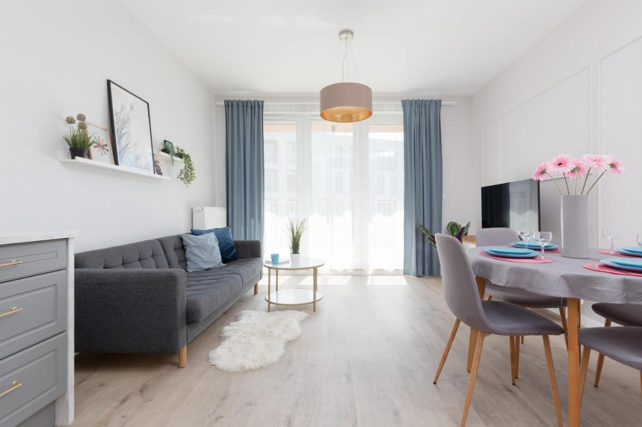 Modern Apartment With Balcony Warsaw Mokotow Aignera By Noclegi Renters Eksteriør billede